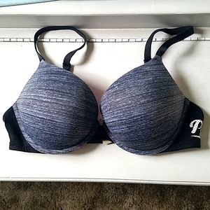 Pink Victoria's secret push up bra 36C